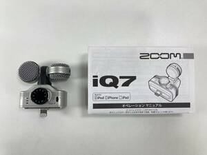 Zoom iQ7 MSステレオマイクロフォン マイク iPhone iPad用 動作品