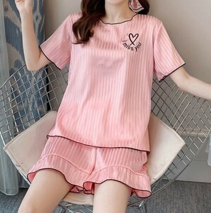  lovely part shop put on room wear pyjamas М size pink new goods free shipping 204-3(8)pza