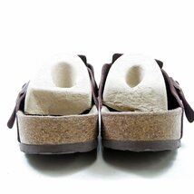 41 265表記　26.5㎝相当　BIRKENSTOCK BOSTON　ビルケンシュトック 　ボストン　レザーサンダル　コンフォート　ワインレッド24.4.12/P689_画像6