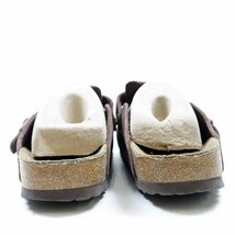 40 260表記　26㎝相当　BIRKENSTOCK BOSTON　ビルケンシュトック 　ボストン　レザーサンダル　コンフォート　ブラウン/24.4.12/P687_画像6