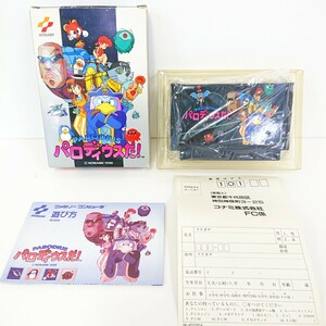 [ Famicom ⑧][paroti light . owner manual * post card operation verification *]FC Family computer paroti light game cassette KONAMI