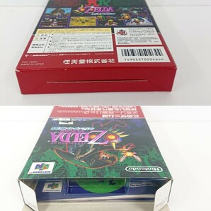 【Nintendo 64 ⑧】『ゼルダの伝説 ムジュラの仮面 箱 取説説明書 付き』N64 ニンテンドー ゲーム カセット ソフト 任天堂 当時物の画像9