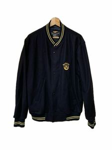 90s Испания производства Burberrys PRORSUM Burberry шланг Logo шерсть куртка ребра 41/52 vintage темно-синий 
