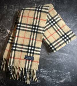 BURBERRY ■カシミアマフラー■《USED》