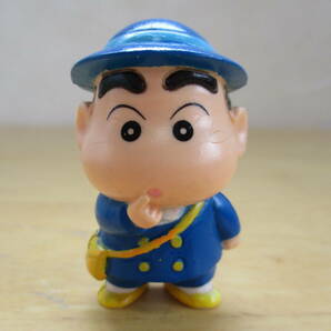 希少☆当時物 1993 クレヨンしんちゃん シロ 彩色 ゴム 人形 2種セット PVC フィギュアの画像7