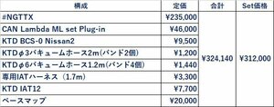 LINK ECU #NGTTX Plug-in Set ER34 RB26DETT LINK JAPAN