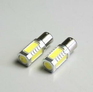 荷室灯 BA15S LED バルブ 12Ｖ/24V共通 7.5w SMD 5連　2個set