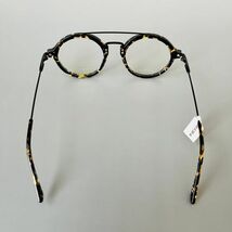 メガネ トムフォード TOM FORD ボストン メンズ レディース【新品】ツーブリッジ ブルーライトカット 眼鏡 ブラック べっこう柄 黒 メタル_画像6