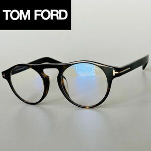 メガネ トムフォード◆TOM FORD◆メンズ レディース パント【新品】ボストン アジアンフィット べっ甲柄 ブルーライトカット ブラウン