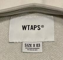 【中古】WTAPS 22SS ACADEMY SWEATER COPO 221ATDT-CSM18 LIGHT GRAY LARGE スウェット　neighborhood supreme_画像2