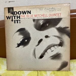 【LP】オリジ★ブルー・ミッチェル / BLUE MITCHELL / ダウン・ウィズ・イット/ Down With It / US盤 / BLUE NOTE 4214 VAN GELDER MONO