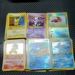 ポケモンカード 旧裏面 レア、ノーマルカード約100枚 まとめ売り ポケカ 旧裏 の画像1