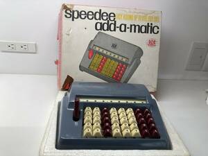 operation verification manual addition machine tea dowik addition machine speedee add-a-matic boxed how to use explanatory note attaching Vintage machine count machine 