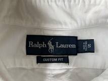 RALPH LAUREN ラルフローレン オックスフォードボタンダウンシャツ ポニー刺繍 長袖 メンズ トップス 　白　Sサイズ_画像3