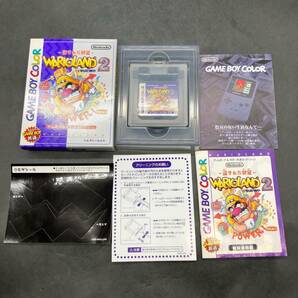 p-64932 任天堂 ワリオランド2 盗まれた財宝 GAME BOY COLOR ゲームボーイ 箱/説明書/シール有 美品 NINTENDO ソフトの画像1