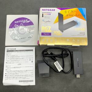 i-4728s 11ac対応 デュアルバンド・ワイヤレスUSBアダプター A6210-100JPS 無線LAN子機 NETGEAR 中古品