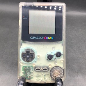 p-85462 美品 Nintendo ゲームボーイカラー クリア GBC 動作品 本体のみ GAME BOY COLOR BLUE 任天堂 レトロゲーム機