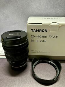 タムロン tamron 20-40mm F/2.8 Di Ⅲ VXD Model A062S ソニーEマウント用