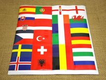 国旗ステッカー 24枚 紙製 欧州 フランス ドイツ等_画像1