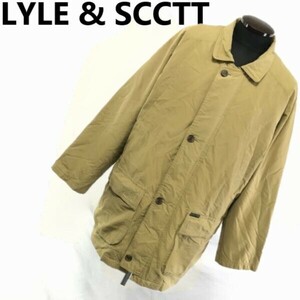 ライルアンドスコット LYLE & SCCTT　メンズS　ライナー付きコート　アウター　ベージュ系　ゴルフ　管NO. W9-048