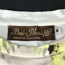 Bai-Phai MADE IN THAILAND★ビッグプリント/半袖Tシャツ【Mens size -M】Tops/Shirts◆BH101_画像4