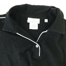 Made in Italy★GUY ROVER/ギローバー/エストネーション★半袖ポロシャツ【women’s size -40/1/黒/black】Tops/Shirts◆BH184_画像3