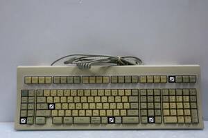 E2305 Y Fujitsu キーボード FMV-KB501 K端末エミュレータキーボード 富士通 　/　5個キーキャップ欠品:写真２枚目参考