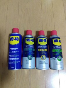 [WD-40 ] unused goods 4 pcs set lubrication oil * grease * cleaner 