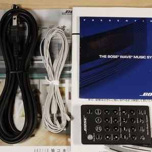 ★美 完動品 メンテ済み ガラス台座付き BOSE Wave music system AWRCCB CD/FM/AM★の画像7