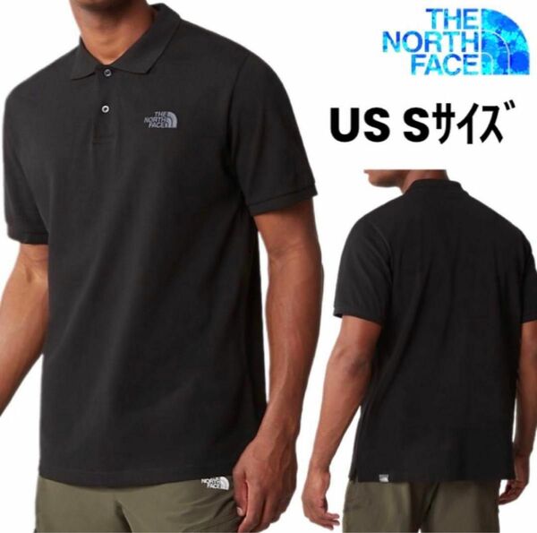 TNF メンズ　ポロシャツ　ブラック US/S 日本サイズM