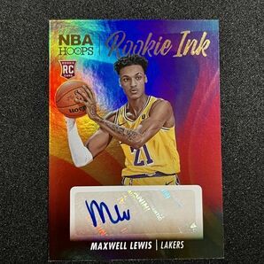 【RC】 Maxwell Lewis マクスウェル・ルイス 2023-24 Panini NBA Hoops Rookie Auto 直筆サイン レイカーズの画像1