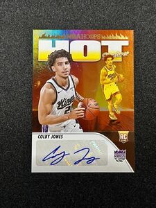 【RC】 Colby Jones コルビー・ジョーンズ 2023-24 Panini NBA Hoops Rookie Auto 直筆サイン キングス