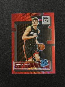 【RC】 Nikola Jovic ニコラ・ヨビッチ 2022-23 Panini NBA Donruss Optic Red Wave Prizm Rookie ヒート