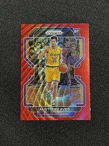 【RC】 Austin Reaves オースティン・リーヴス 2021-22 Panini NBA Prizm Ruby Wave Prizm Rookie レイカーズ