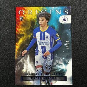 【99枚限定】 三笘薫 Kaoru Mitoma 2022-23 Panini Chronicles EPL Origins Blue Rookie RC Brighton 日本代表の画像1