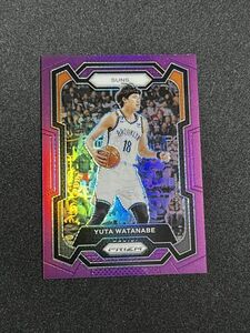 【99枚限定】 渡邊雄太 Yuta Watanabe 2023-24 Panini NBA Prizm Purple Prizm サンズ グリズリーズ