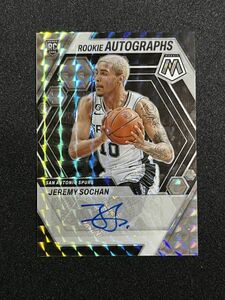 【RC】 Jeremy Sochan ジェレミー・ソーハン 2022-23 Panini NBA Mosaic Prizm Rookie Auto 直筆サイン スパーズ *説明必読