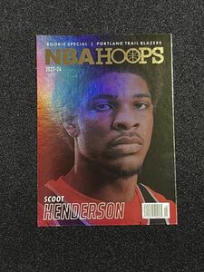 【RC】 Scoot Henderson スクート・ヘンダーソン 2023-24 Panini NBA Hoops Rookie Special Holo パラレル版 ブレイザーズ *説明必読