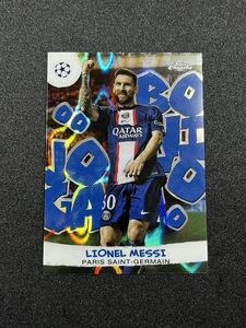 【SSP】 Lionel Messi 2022-23 Topps Chrome UEFA Joga Bonito #JB-10 PSG メッシ