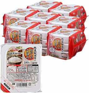 24 piece Iris o-yama(IRIS OHYAMA) pack rice 180g x 24 piece domestic production rice 100% low temperature made law rice emergency rations rice 