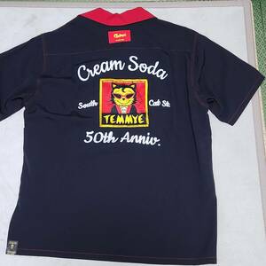 クリームソーダ　50周年記念限定ティミーボーリングシャツ　ピンクドラゴン　CREAM　SODA　