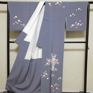 ドークブア■訪問着 友禅 作家 花 極上の逸品 620の画像2