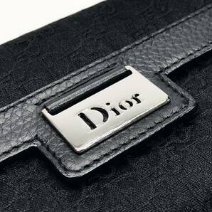 ★極美品★Christian Dior クリスチャンディオール ディオリッシモ コンチネンタルウォレット ブラック 長財布 トロッター 02-LU-0017の画像6