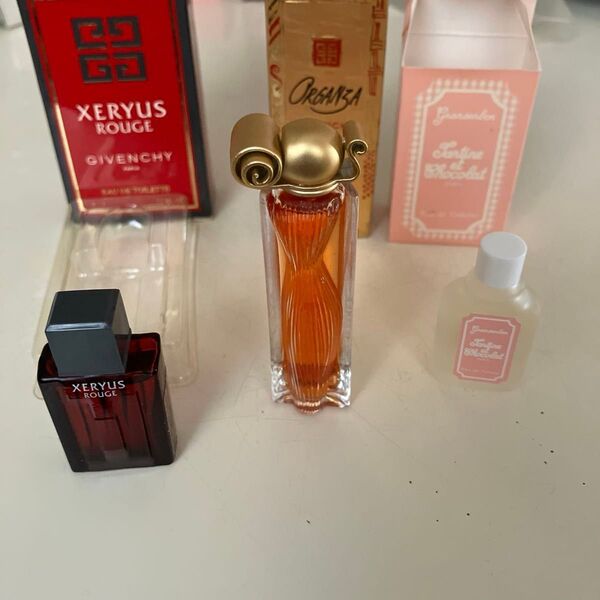 新品未開封 香水 オルガンザ ミニ香水 3本 EDPBT 5ml GIVENCHY グランサンボン3ml セリュジュルージュ4ml