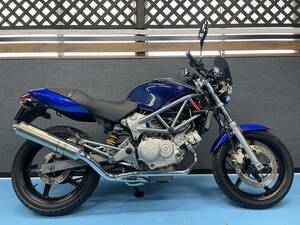 ホンダ HONDA VTR250 MC33 キャブ車　走行約８０００ｋｍ　モリワキマフラー　ETC　メーターバイザー　USB電源　付き