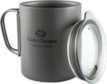 COOK'N'ESCAPE チタンマグ シェラカップ 120ml 180ml 300ml 375ml 450ml 750ml 単品_画像9