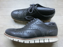 USED■コールハーン■ゼログランド■ウィングチップ■ネイビー■８Ｗ■COLE HAAN■_画像4