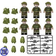 兵士 h ミニフィグ 兵隊 レゴ LEGO 互換 迷彩 子供 /h0_画像3