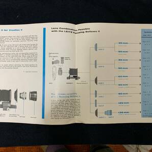 ライカ Leica ビゾフレックス用 Focusing Bellows II 1971年カタログ 英語版 全2ページ 大変貴重な資料の画像2