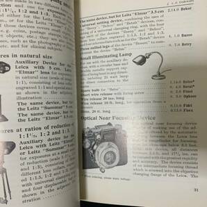 ライカ Leitz General Catalogue 1936年 大変珍しいライカ総合カタログ全95ページ 美品の画像4